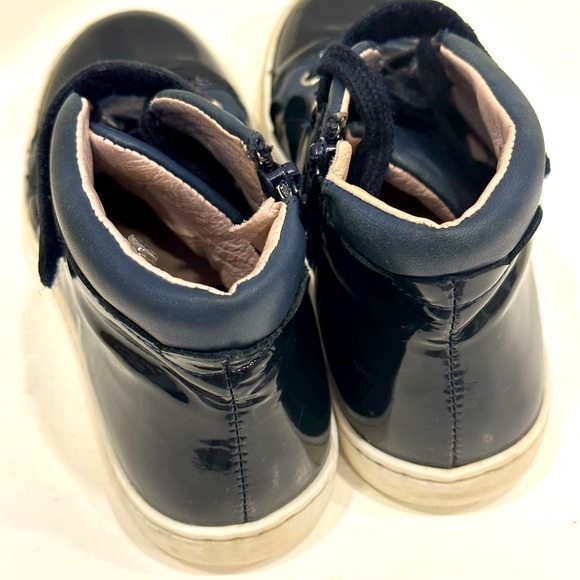 Girls Designers JICARDI PARIS High Top Sneakers Sz. 1 - Picture 4 of 7